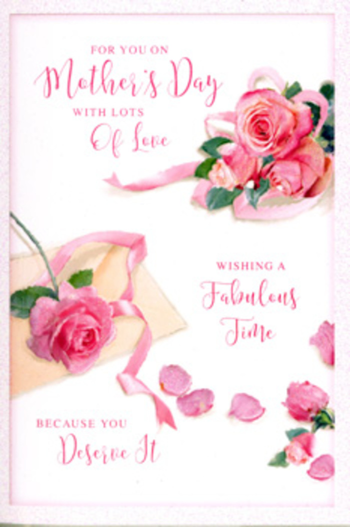 In this Mother's Day card design, the eye is immediately drawn to a cluster of pink roses that appear almost three-dimensional against a clean, ivory-white backdrop. Each bloom is carefully detailed, with layered petals that curl softly at the tips, suggesting the natural, unforced elegance you might see in a freshly cut bunch from a Reigate florist. The colour palette stays within a gentle spectrum of pinks, from the palest cotton-candy blush to a richer, romantic rose, blending together like the evening sky above Reigate Hill on a clear spring night. A scattering of loose petals drifts diagonally across the card, echoing the look of confetti after a celebration in one of the town's cosy cafés. These petals are not perfectly placed; some overlap, some lie slightly askew, adding an authentic, lived-in charm to the composition. A slender ribbon, tinted in a pastel tone that complements the roses, weaves through the arrangement, its soft curves mirroring the rounded edges of the petals and providing a gentle sense of movement. The main message is written in sweeping, hand-drawn script, the letters rising and falling like a spoken thank you, and positioned so that it feels intimately entwined with the flowers. The overall lighting is gentle and warm, with subtle highlights on the petals' textured surfaces, giving a sense of touch-velvet against fingertips, like the feeling of choosing blooms at a local market stall. This card reads as a quiet tribute to motherhood, a paper bouquet that holds the same sentiment as a hand-tied arrangement delivered to homes across Reigate, honouring the tenderness, resilience, and beauty found in every mum's everyday moments.
